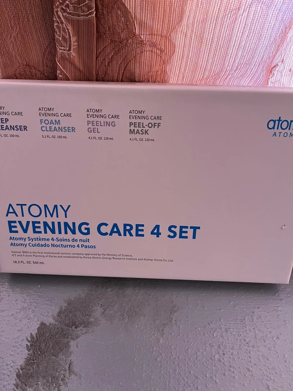 Evening Care 4-Set Skincare Kit - Pink